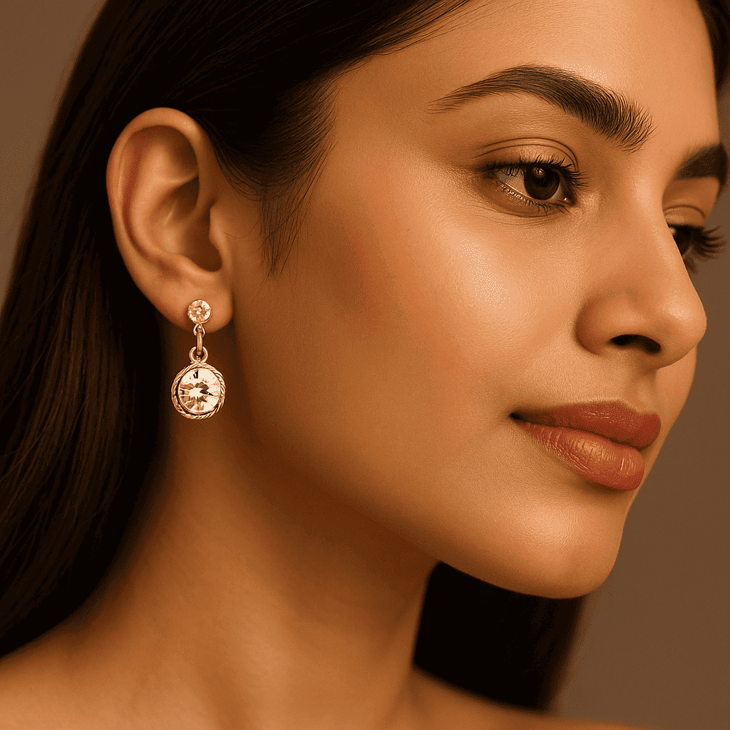 Avniri's Luxury Gold-Plated Korean Drop Earrings for Women & Girls - Image 2